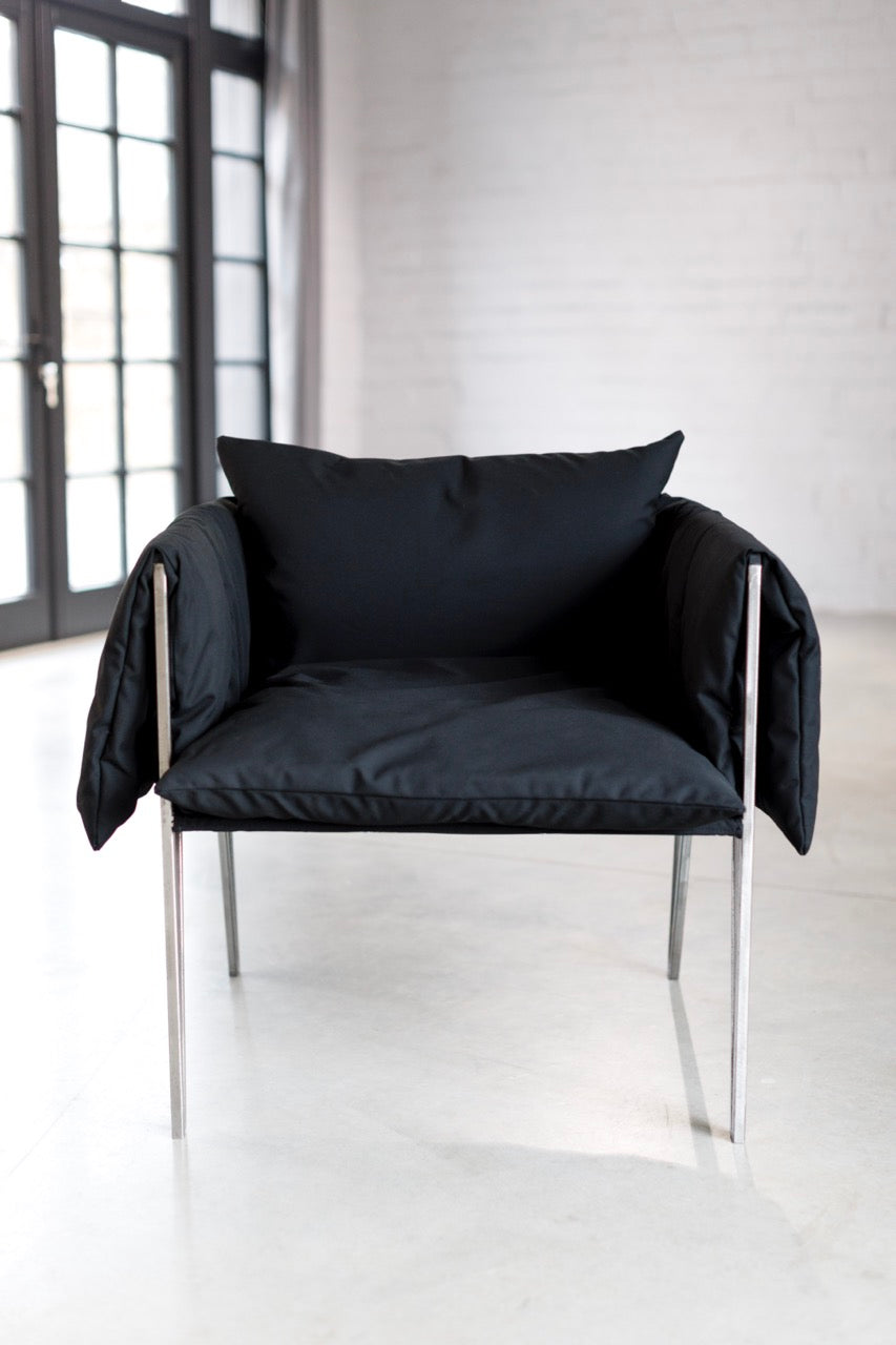 Coal Black Armchair